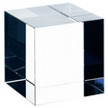Straight Cube Paperweight - Large